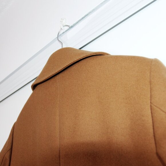 AW15 DRIES VAN NOTEN RUSSEL LEATHER TRIM WOOL COAT 50 - Picture 4 of 8